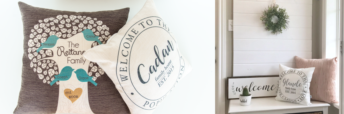 Personalized Family Pillows