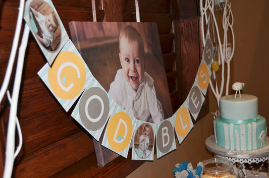 Personalized Baptism Banner