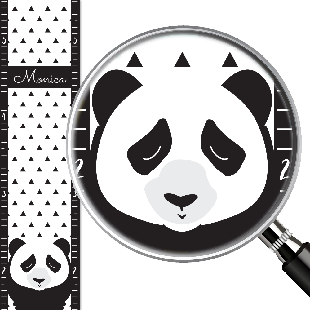 Personalized Growth Chart – Panda Bear