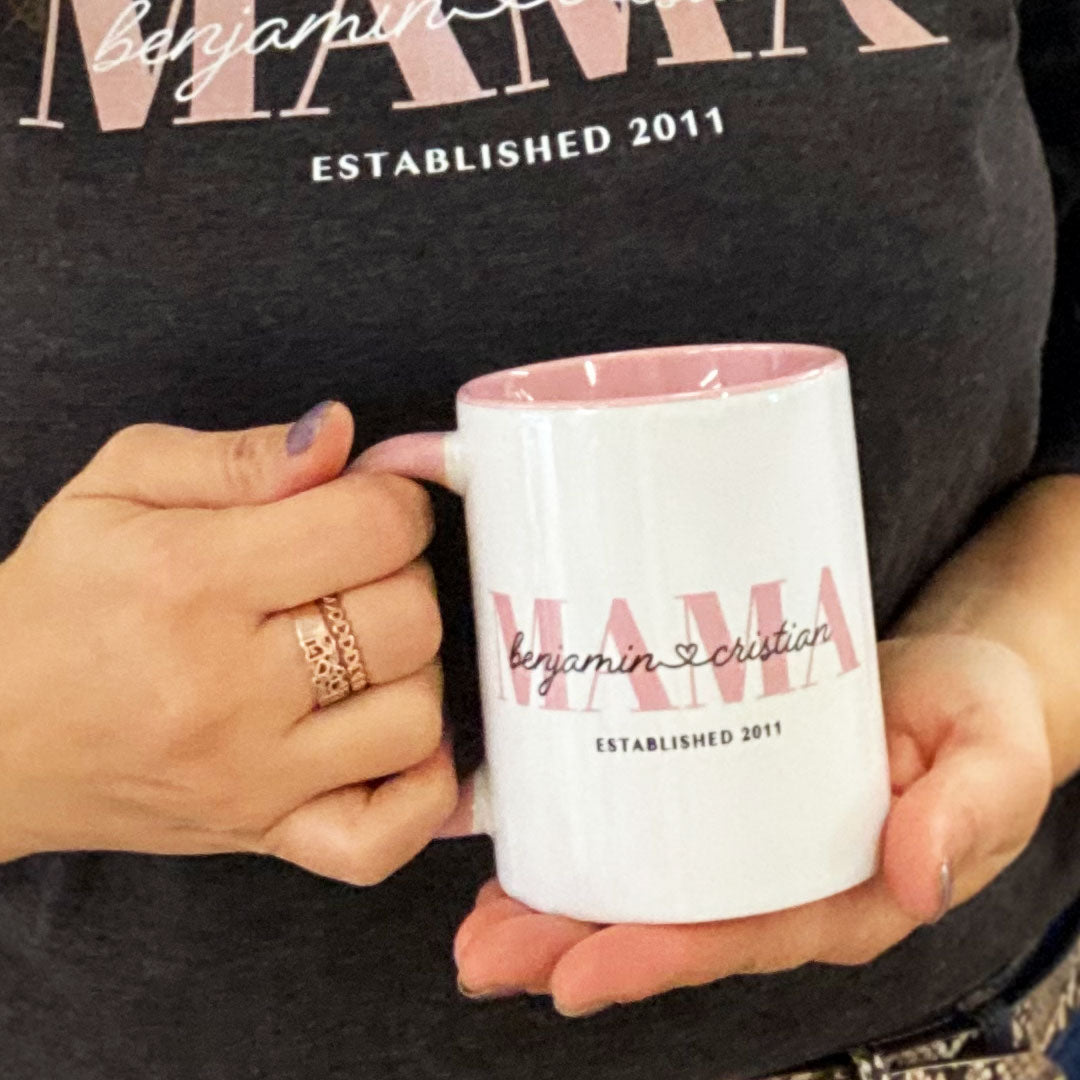 Personalized Mama Mug with Kids Names