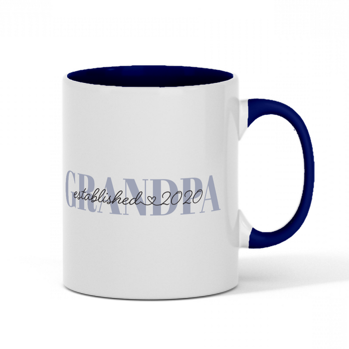 Personalized Grandpa Mug with Year Established