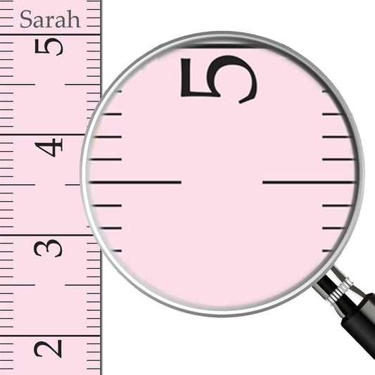 Personalized Growth Chart – Pink Vintage Ruler Growth Chart