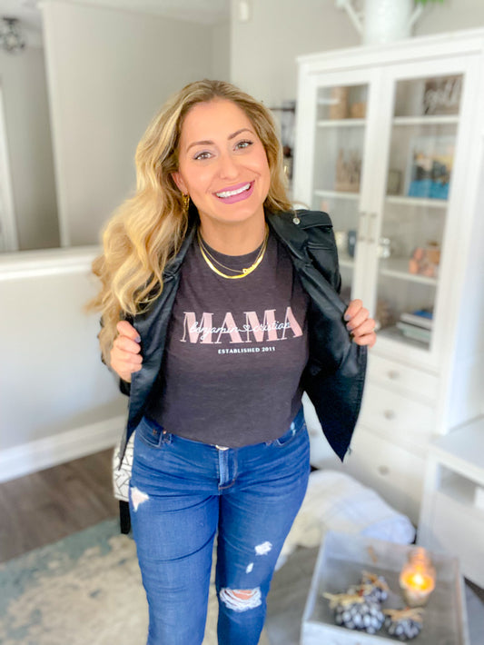 Personalized Mama Shirt