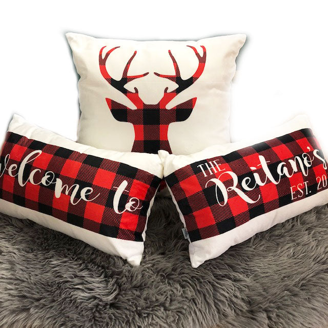 Personalized Christmas Pillow Set