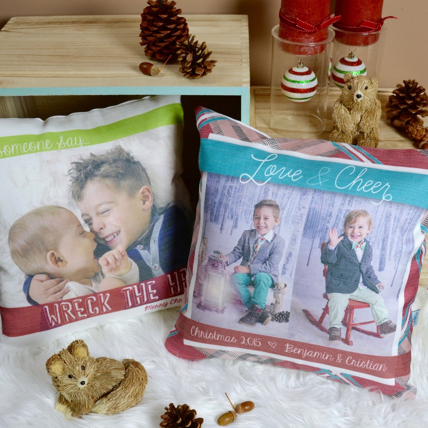 Christmas Photo Pillows