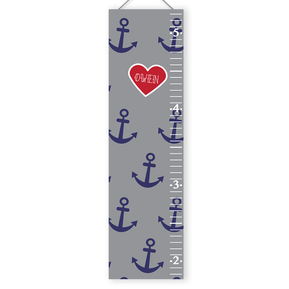 Nautical Themed Growth Chart
