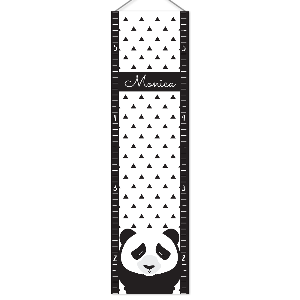 Personalized Growth Chart &#8211; Panda Bear