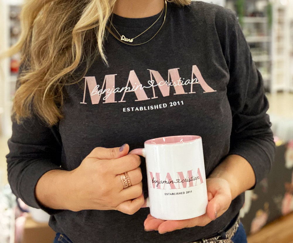 Personalized Mama Shirt