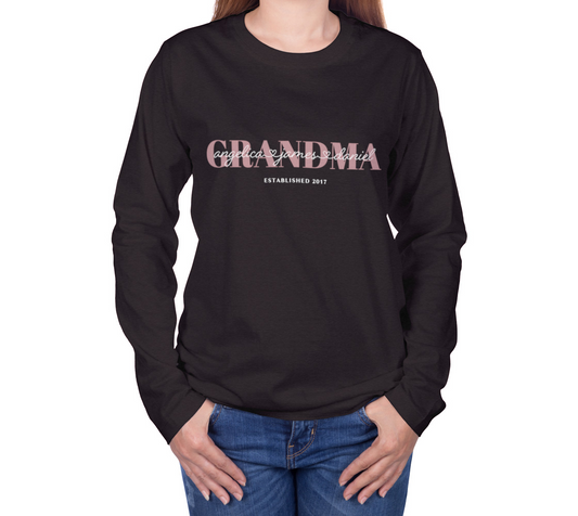 Personalized Grandma Shirt