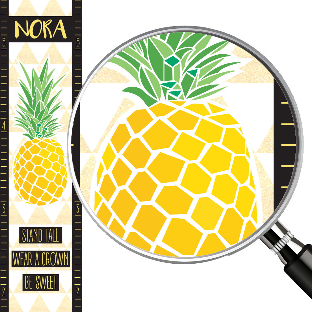 Personalized Pineapple Growth Chart