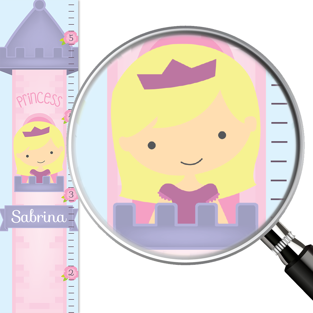 Personalized Growth Chart &#8211;  Little Princess