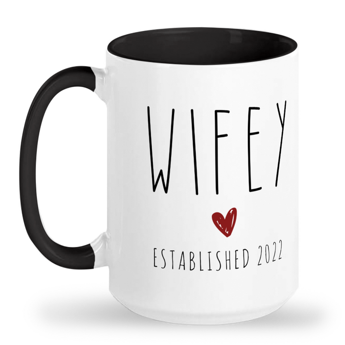 Personalized Wifey Mug with Year Established
