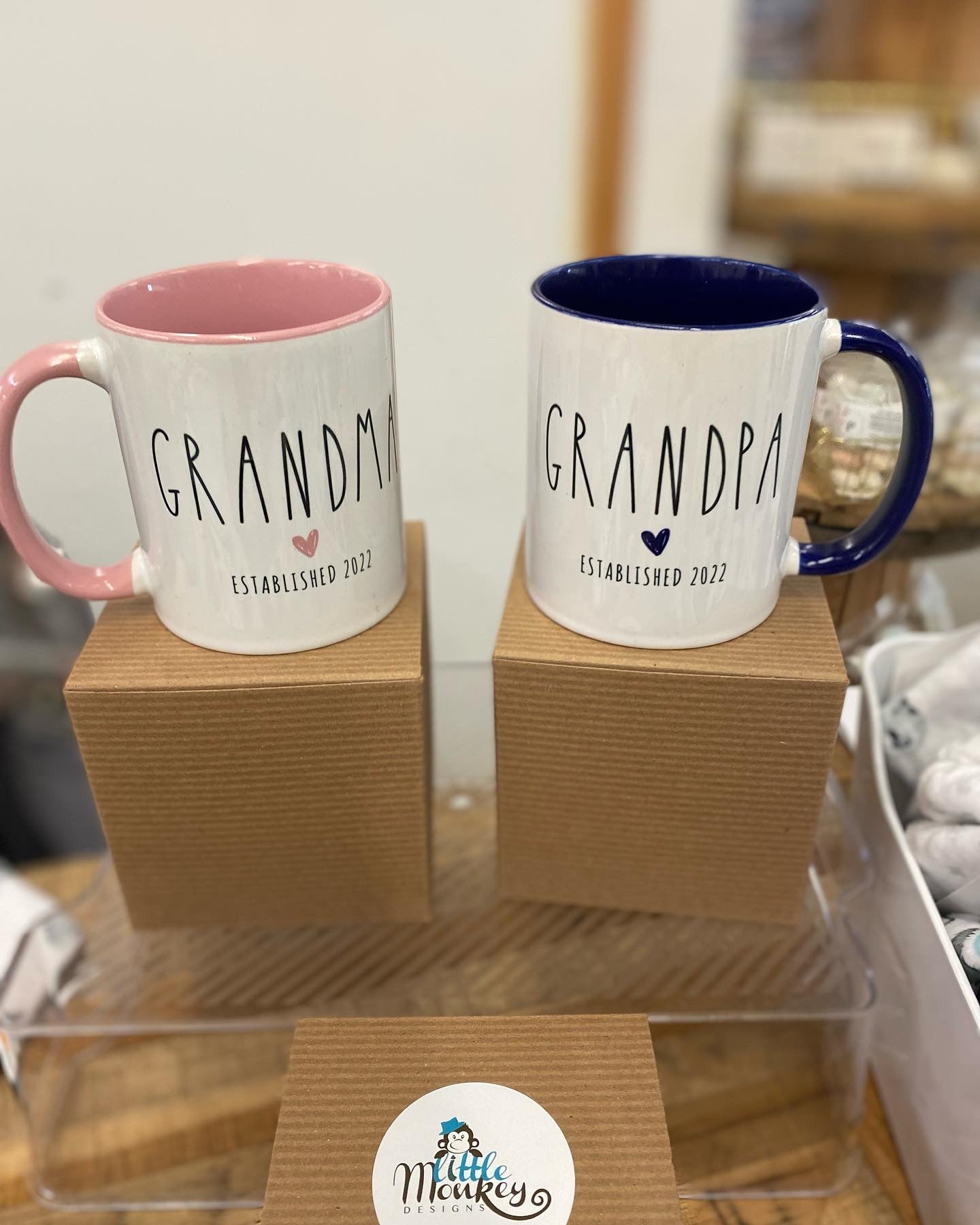 Personalized Grandparents Mug with Year Established